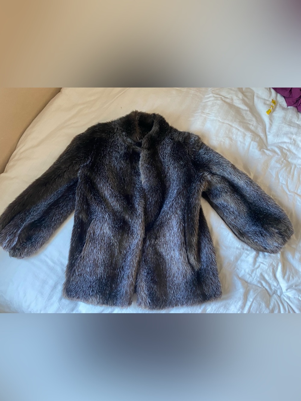 Vintage Hillmoor Faux Fur Coat
